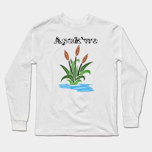 Indigenous Cat-tail (Apuk'we) Long Sleeve T-Shirt